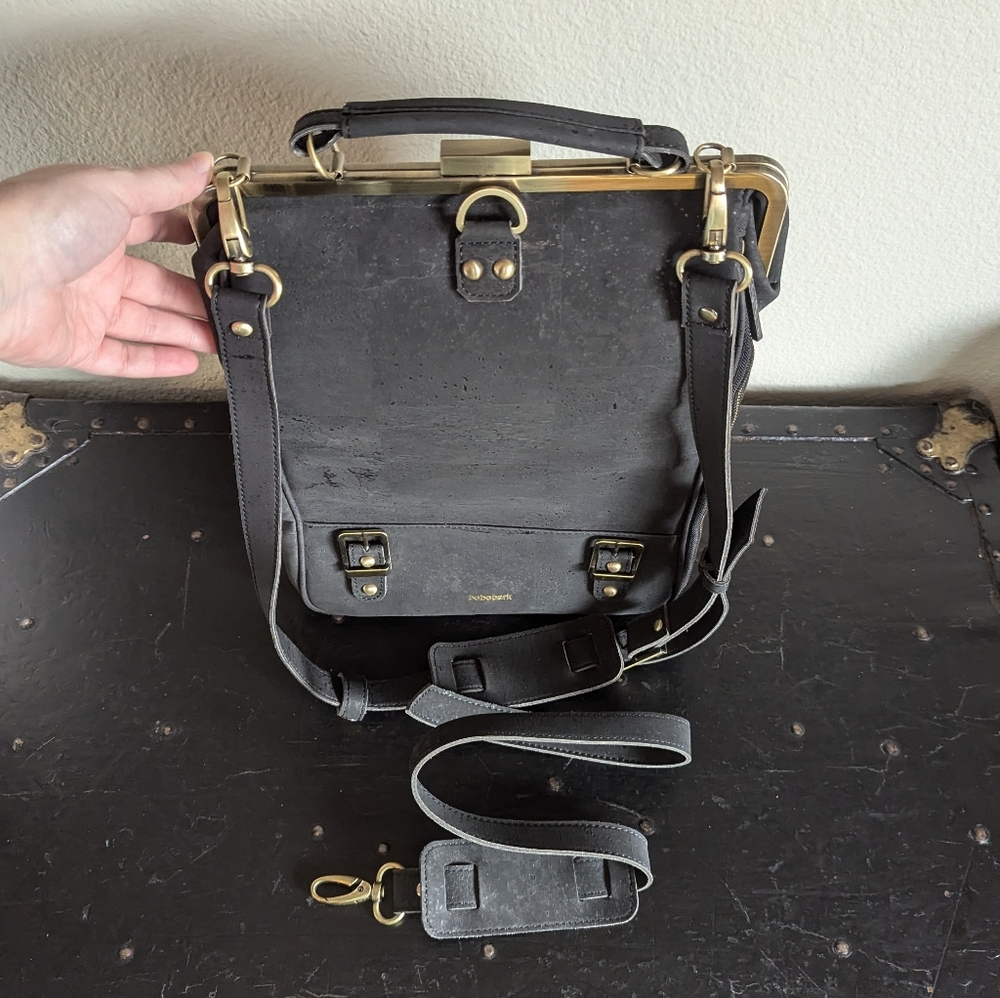 Laflore Paris Bobobark Convertible Backpack Purse, black - Picture 6 of 14
